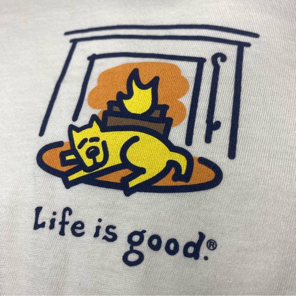 Life Is Good size M : 100% cotton lightweight casual ‘life is good’ graphic top - Picture 3 of 6